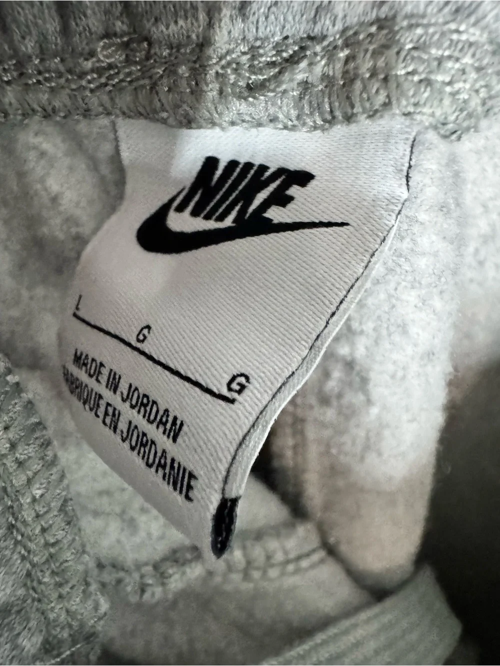 Nike Youth Heather Gray Fleece Joggers